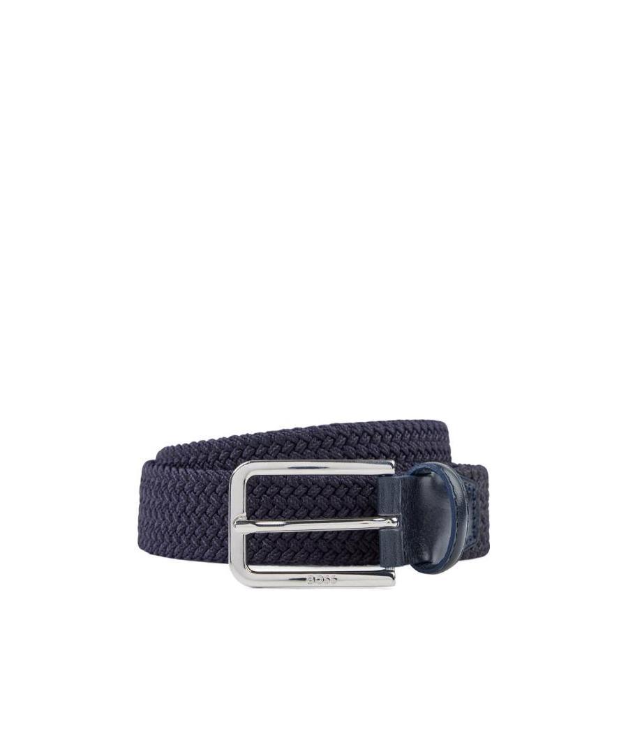 Hugo Boss Buckle-fastening Belt In Blue