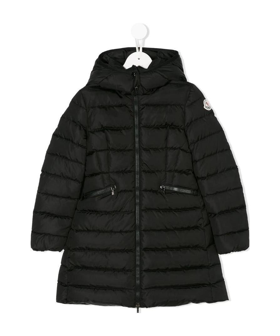 Moncler Classic Padded Coat In Black
