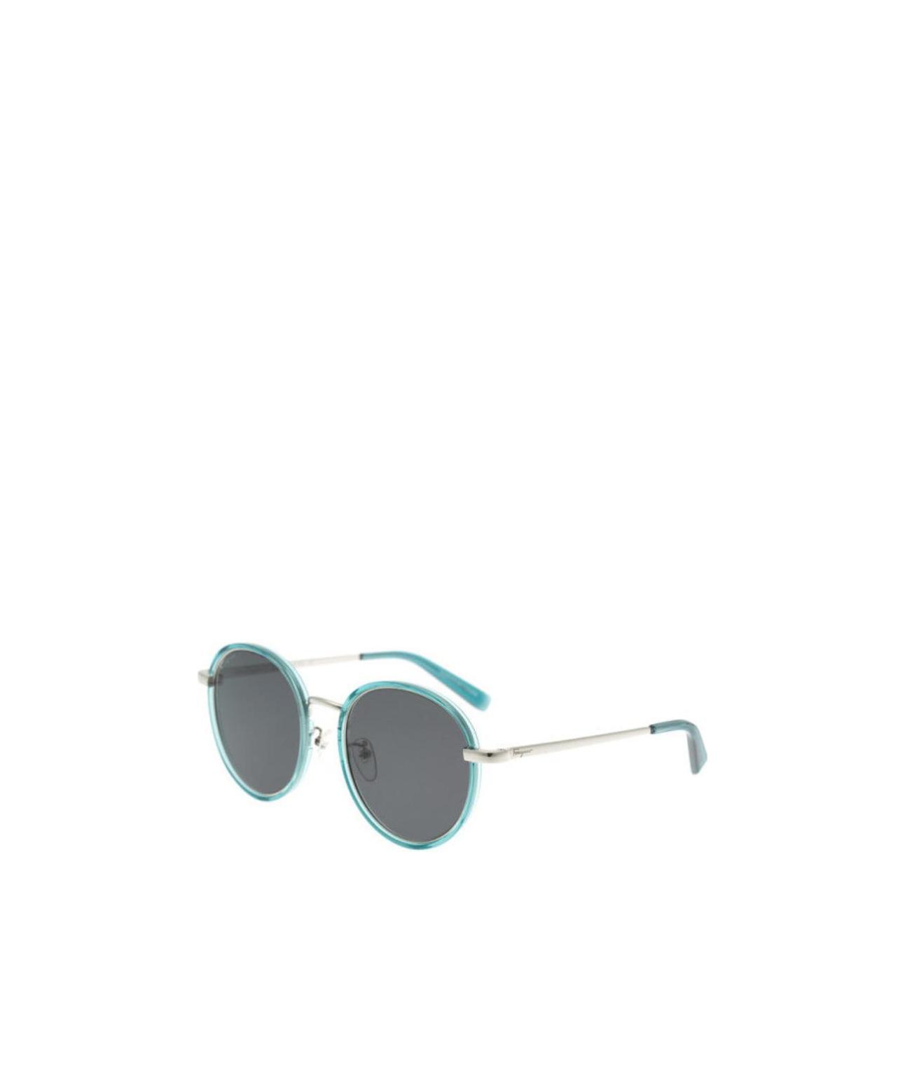 Ferragamo Logo Sunglasses In Gray