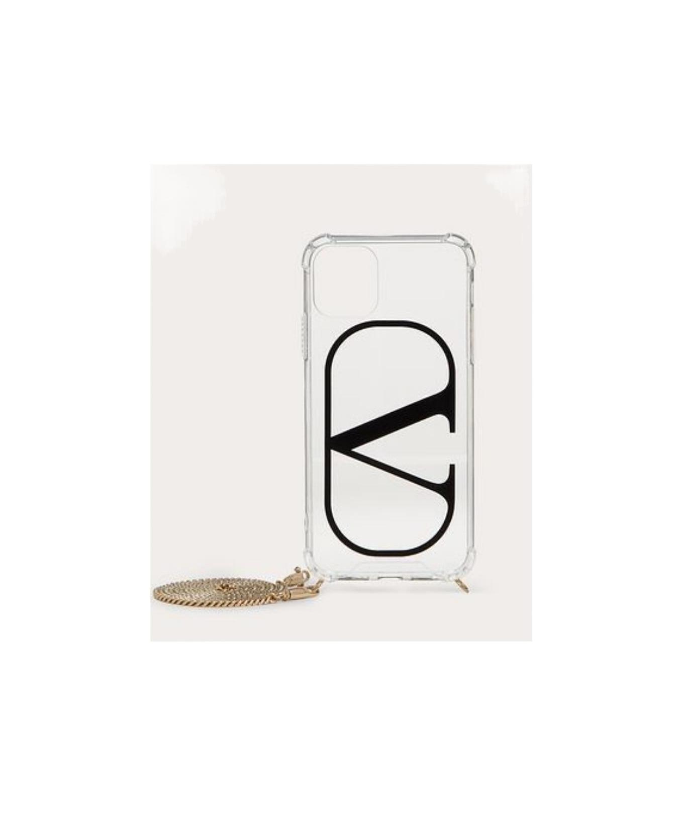 Valentino Black Case Mobile Phone Case In White
