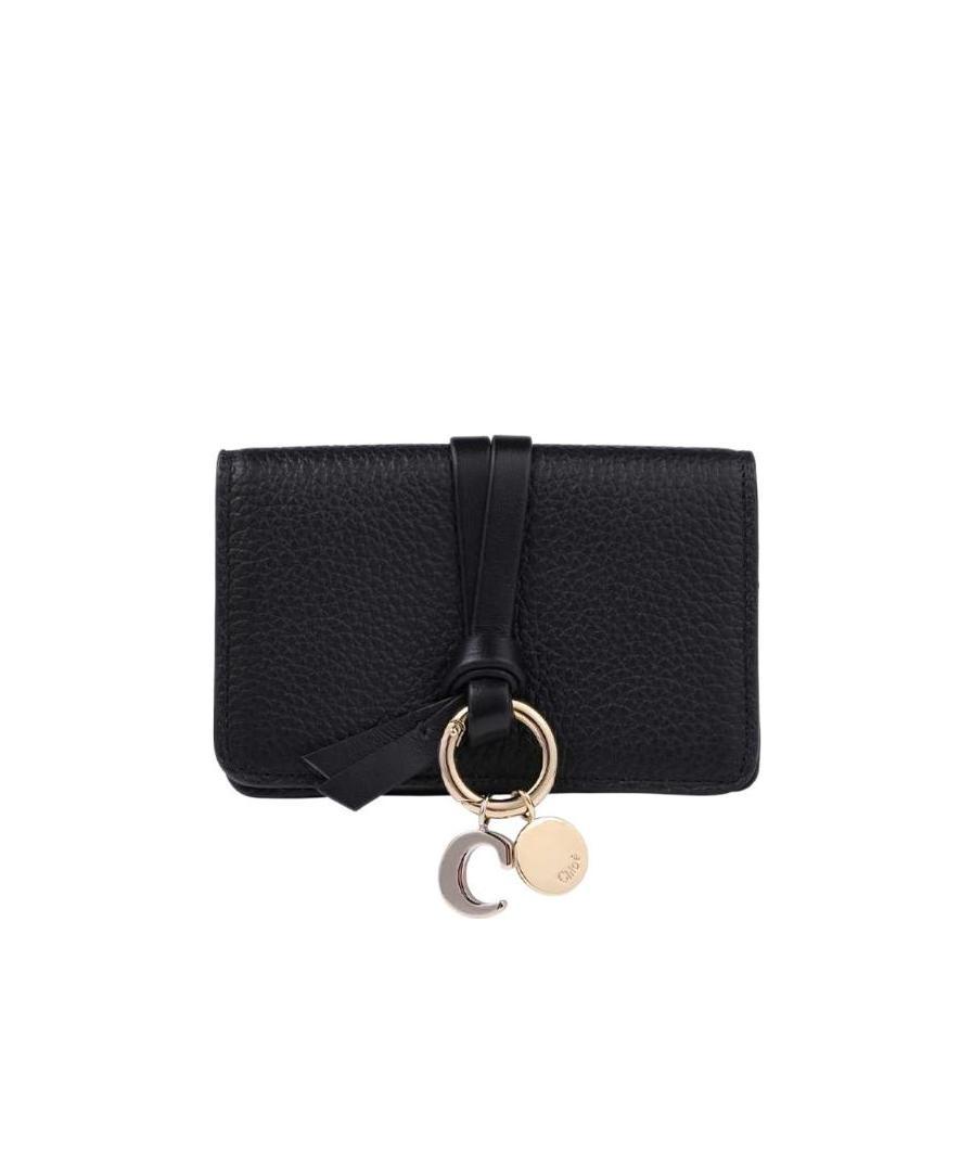 Chloé Alphabet Wallet In Black