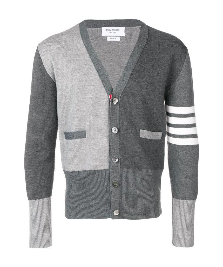 Thom Browne Fun-mix Merino Cardigan