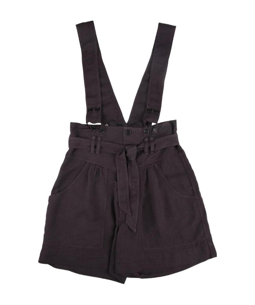 Isabel Marant Bow-detail Dungaree Shorts