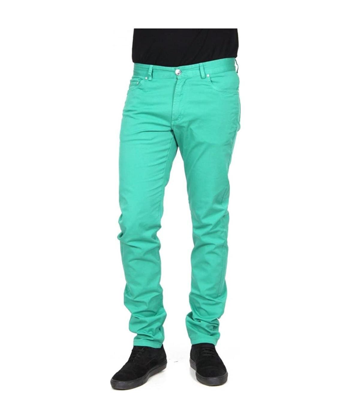 Paul & Shark Straight Casual Pants In Green
