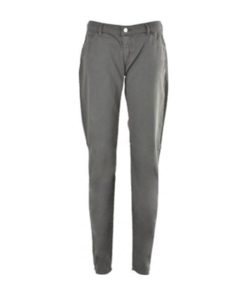 Emporio Armani Logo Jeans In Gray