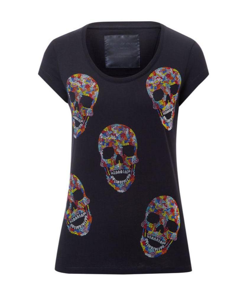Philipp Plein Printed T-shirt In Black