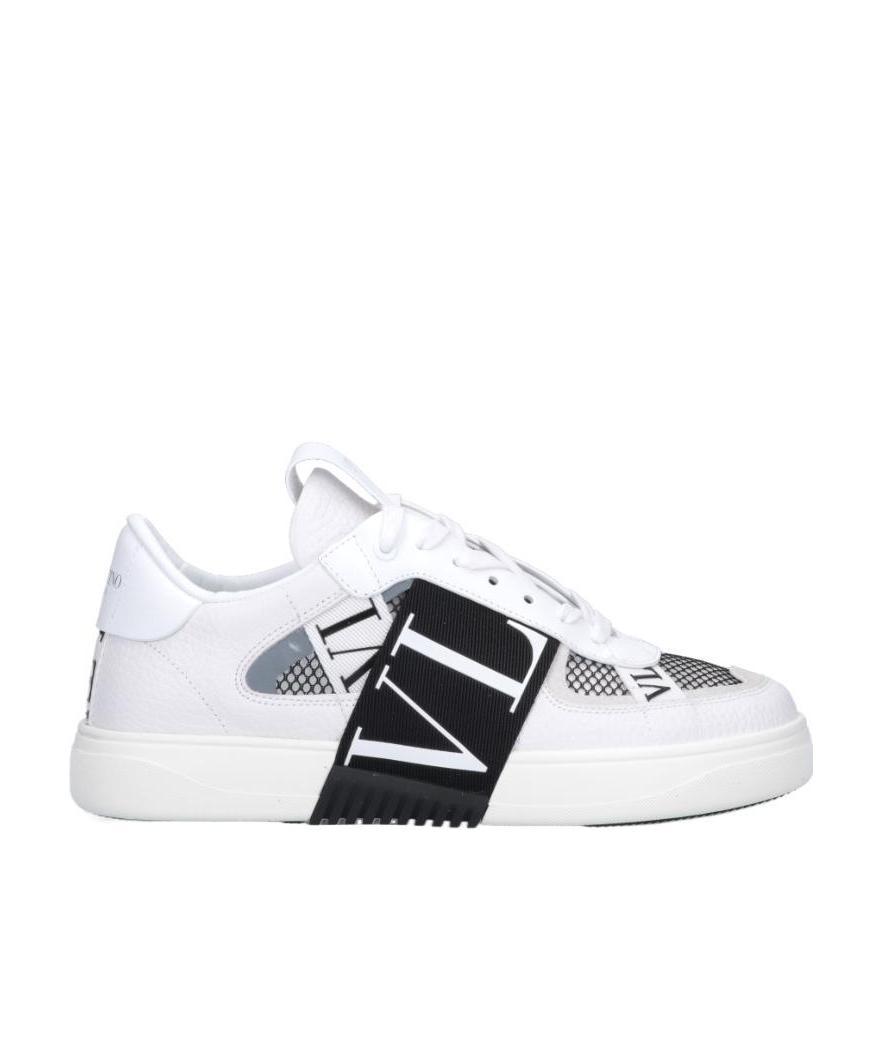 Valentino White Vl7n Sneakers In White