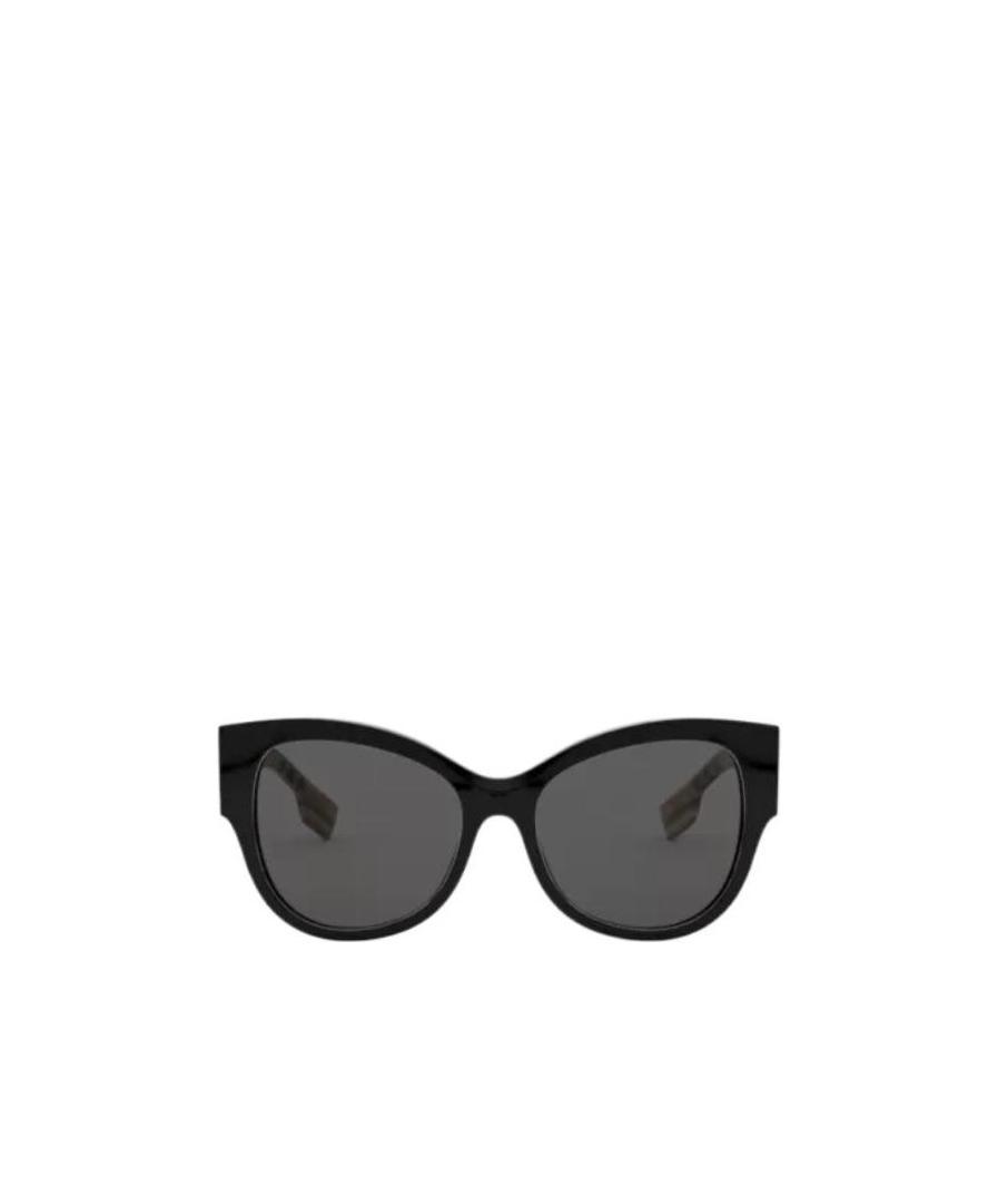 Burberry Logo Sunglasses In Black