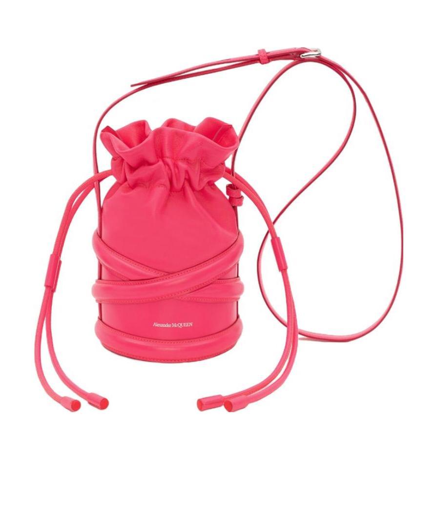 ALEXANDER MCQUEEN THE CURVE DRAWSTRING MINI BAG
