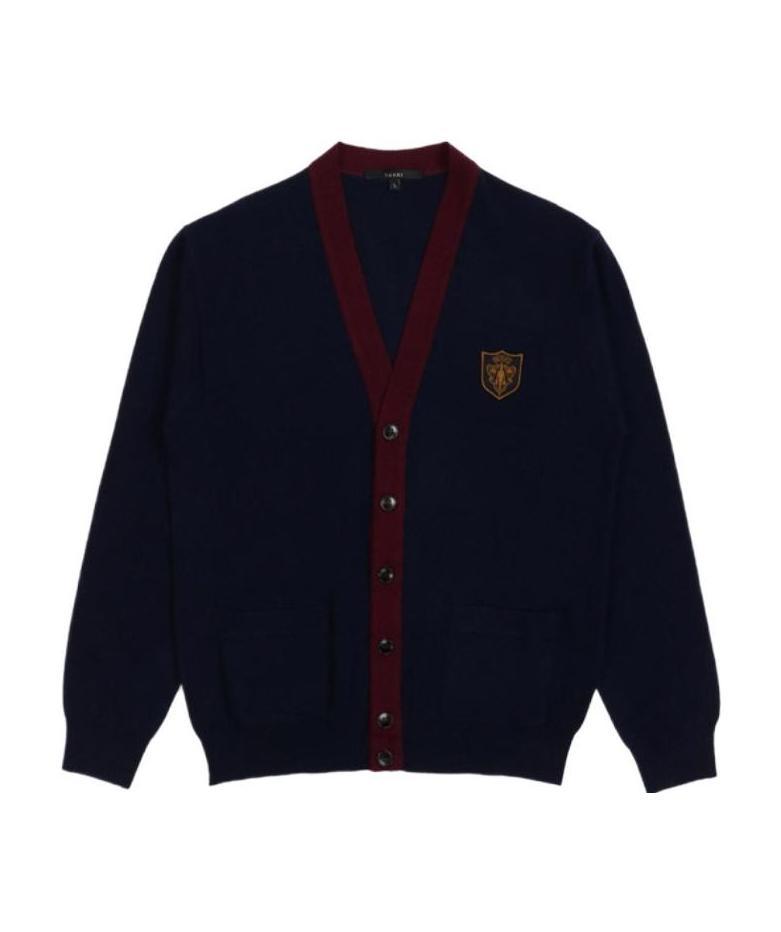 Gucci Ribbon Trimmed Cardigan In Black