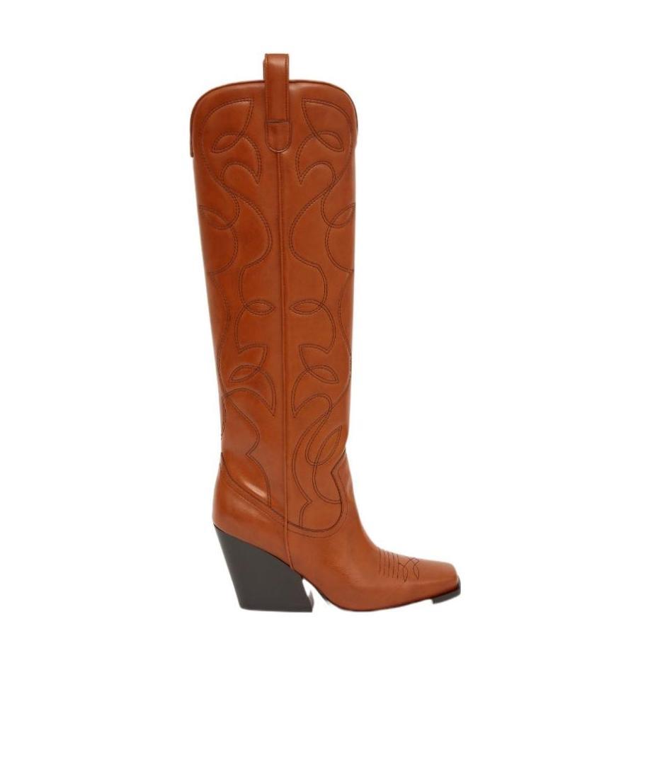 Stella Mccartney Cowboy Boots In Brown