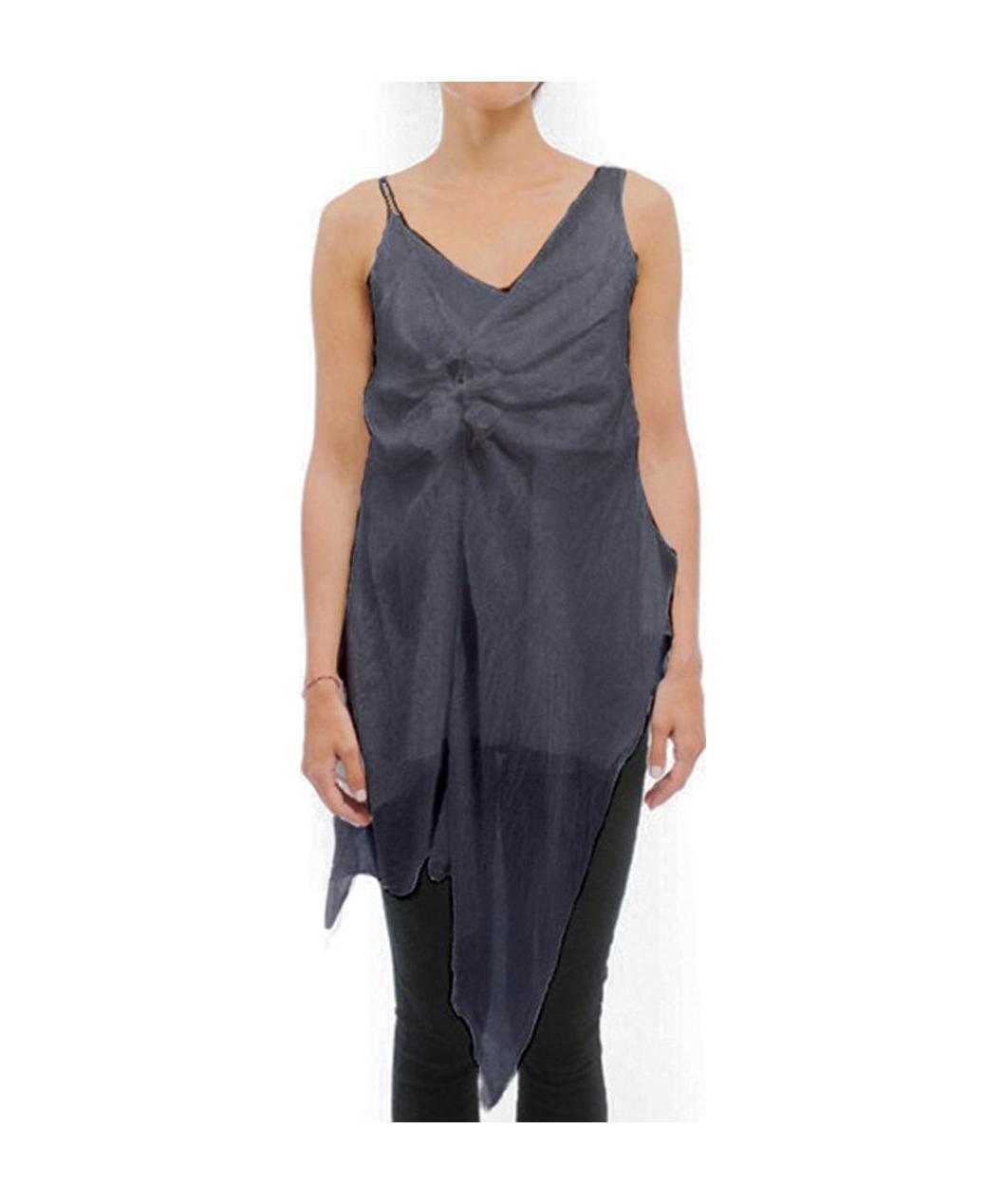 Marc Le Bihan Pleated Detail Sling In Black