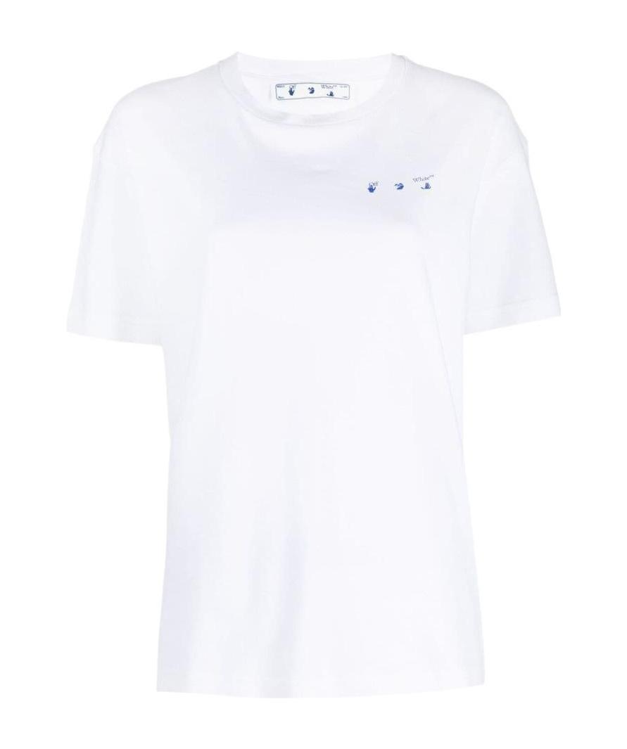 Off-white Floral Arrows T-shirt In White