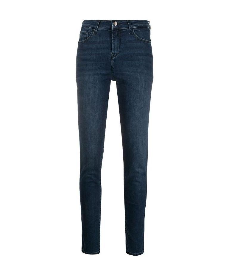 Emporio Armani Tight Jeans In Black