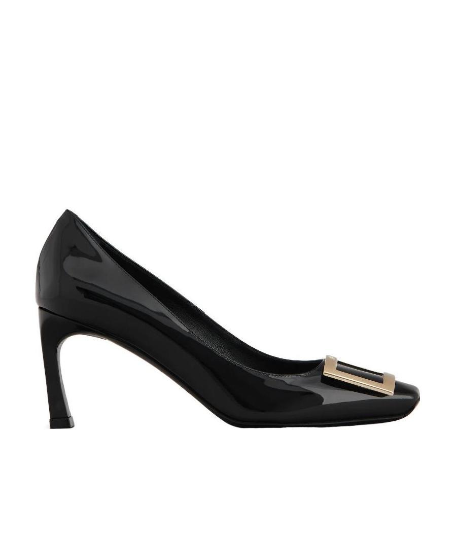 Roger Vivier Trompette Buckle Pumps In Black