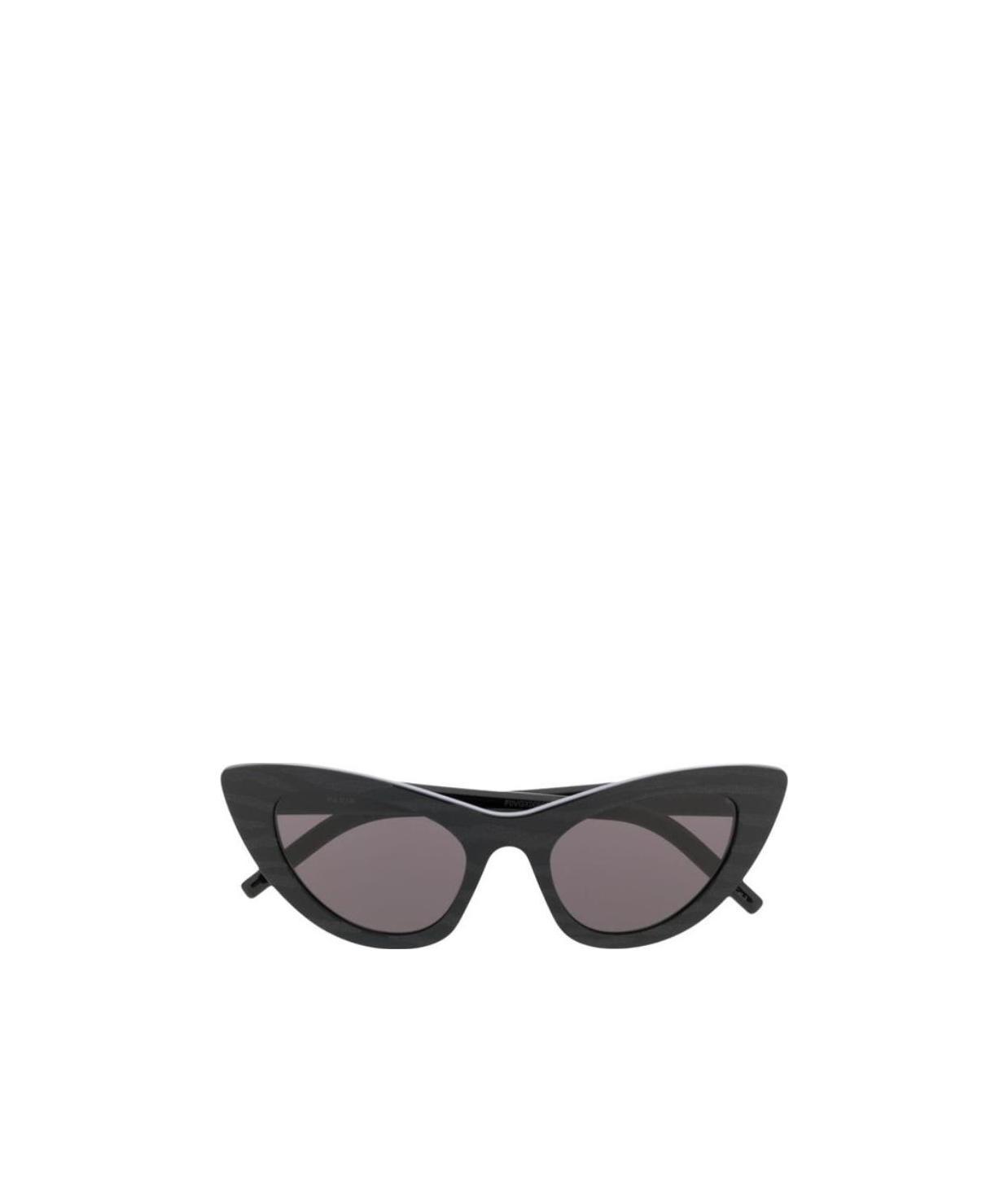 Saint Laurent Eyewear Cat-eye Frame Sunglasses In Black