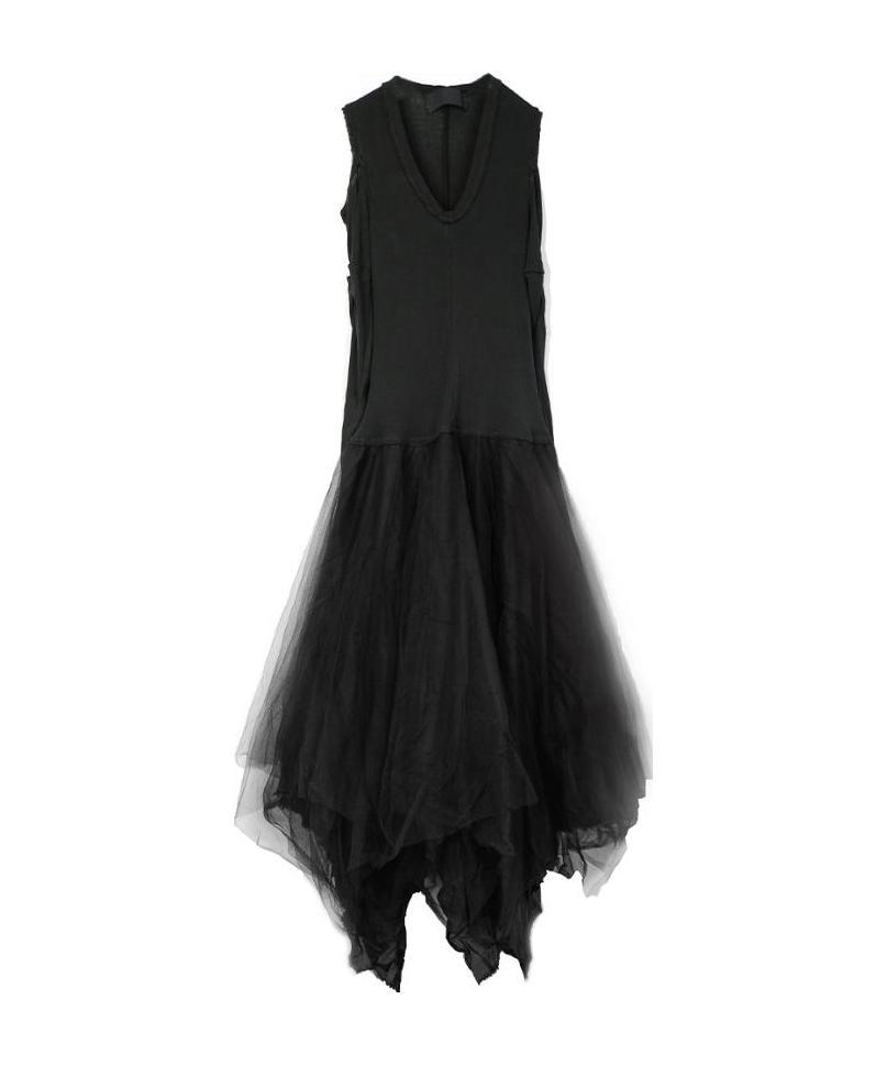 Marc Le Bihan V-neck Dress In Black