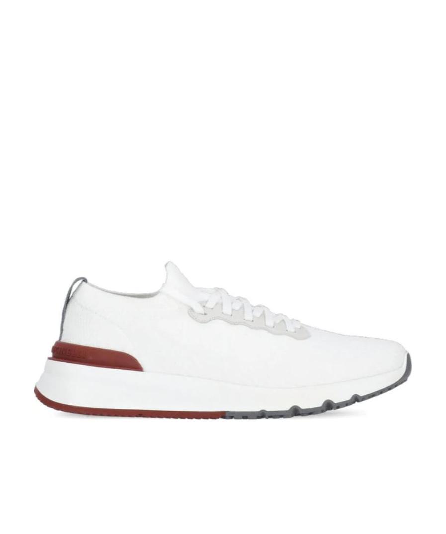 Brunello Cucinelli Leather Low-top Sneakers In White