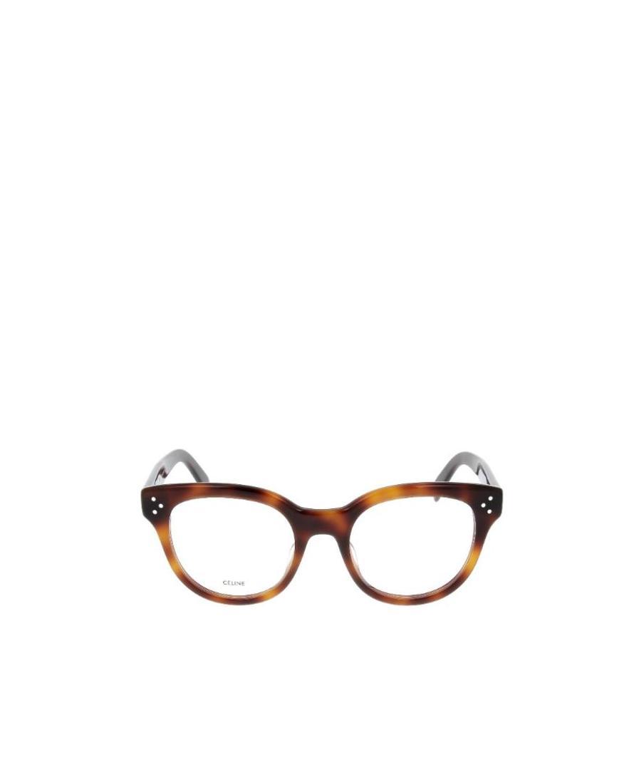 Celine Round-frame Optical Glasses In Multicolor