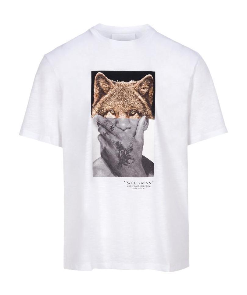 Neil Barrett Printed T-shirt In White