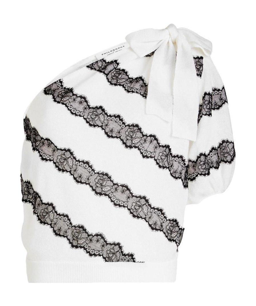 Philosophy Di Lorenzo Serafini Shoulder-length Sweater In White