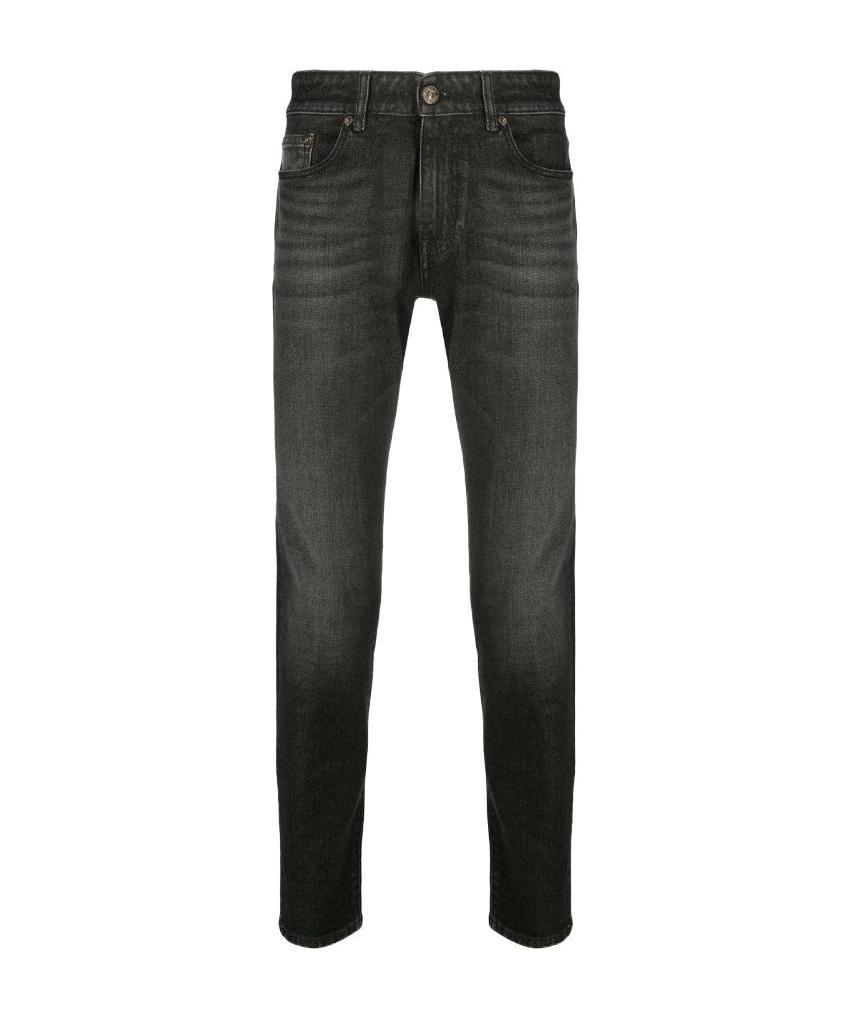 Pt01 Mid-rise Slim-fit Jeans In Black