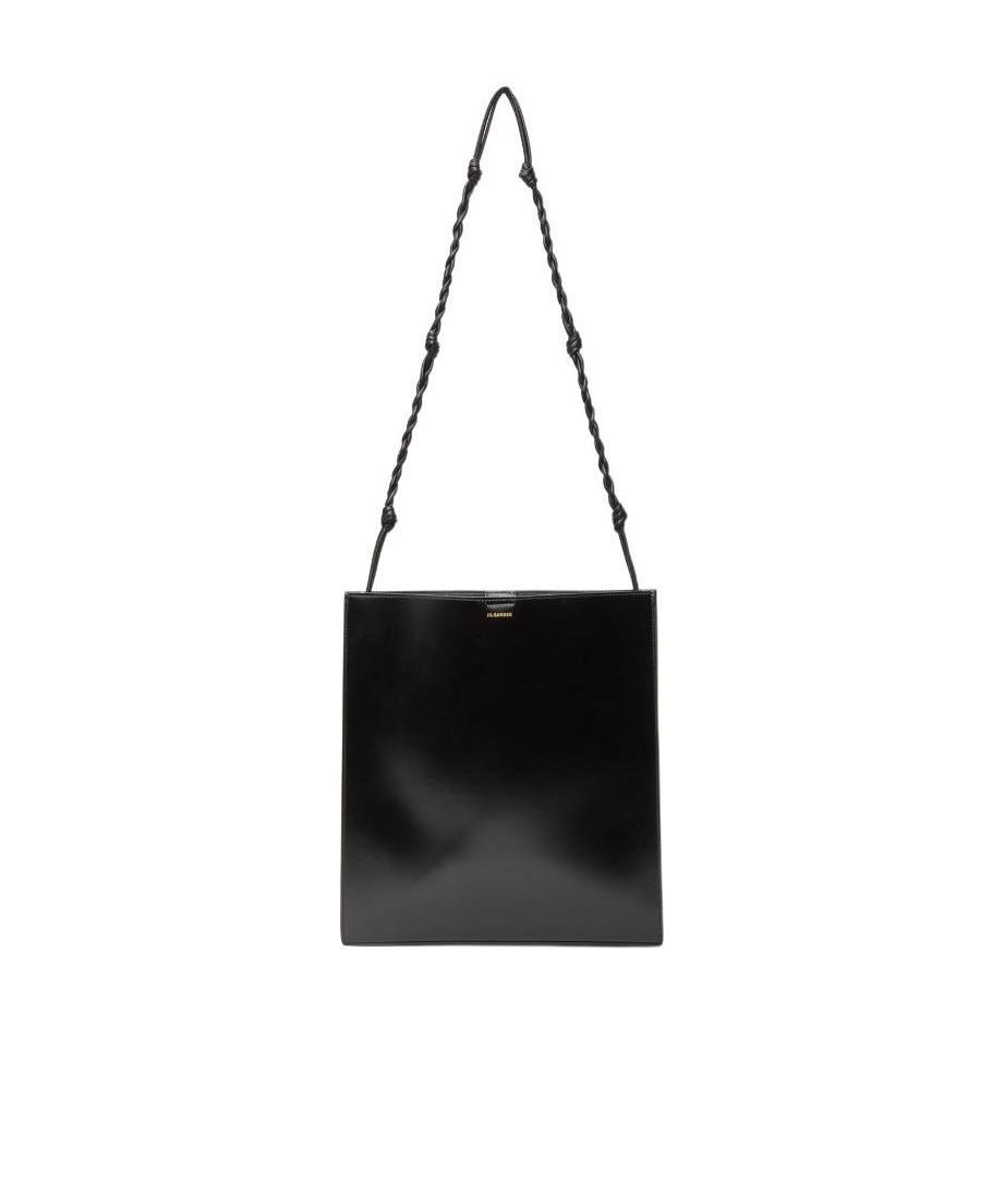 Jil Sander Black Medium Tangle Shoulder Bag In Black