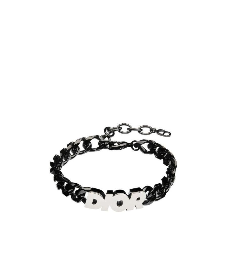 Dior '' Chain Link Bracelet In Black