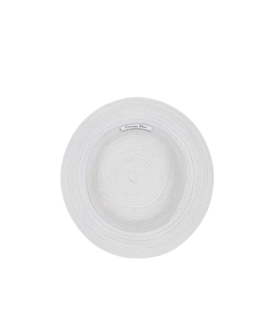 Dior Sort Narrow-rimmed Hat In White
