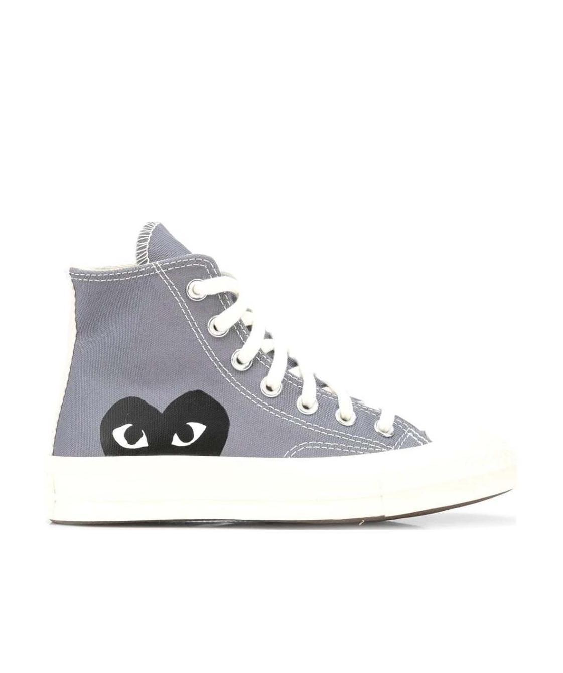 Shop Comme Des Garçons Play Chuck Taylor'70 High-top Sneakers In White