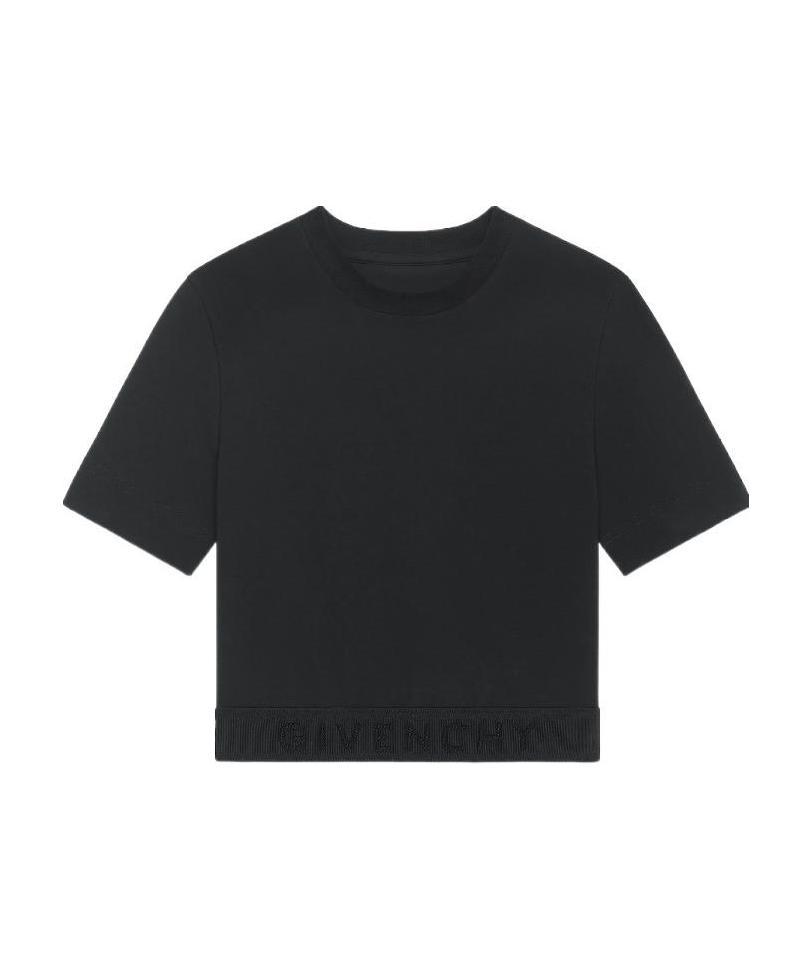 Givenchy Crop Top In Black
