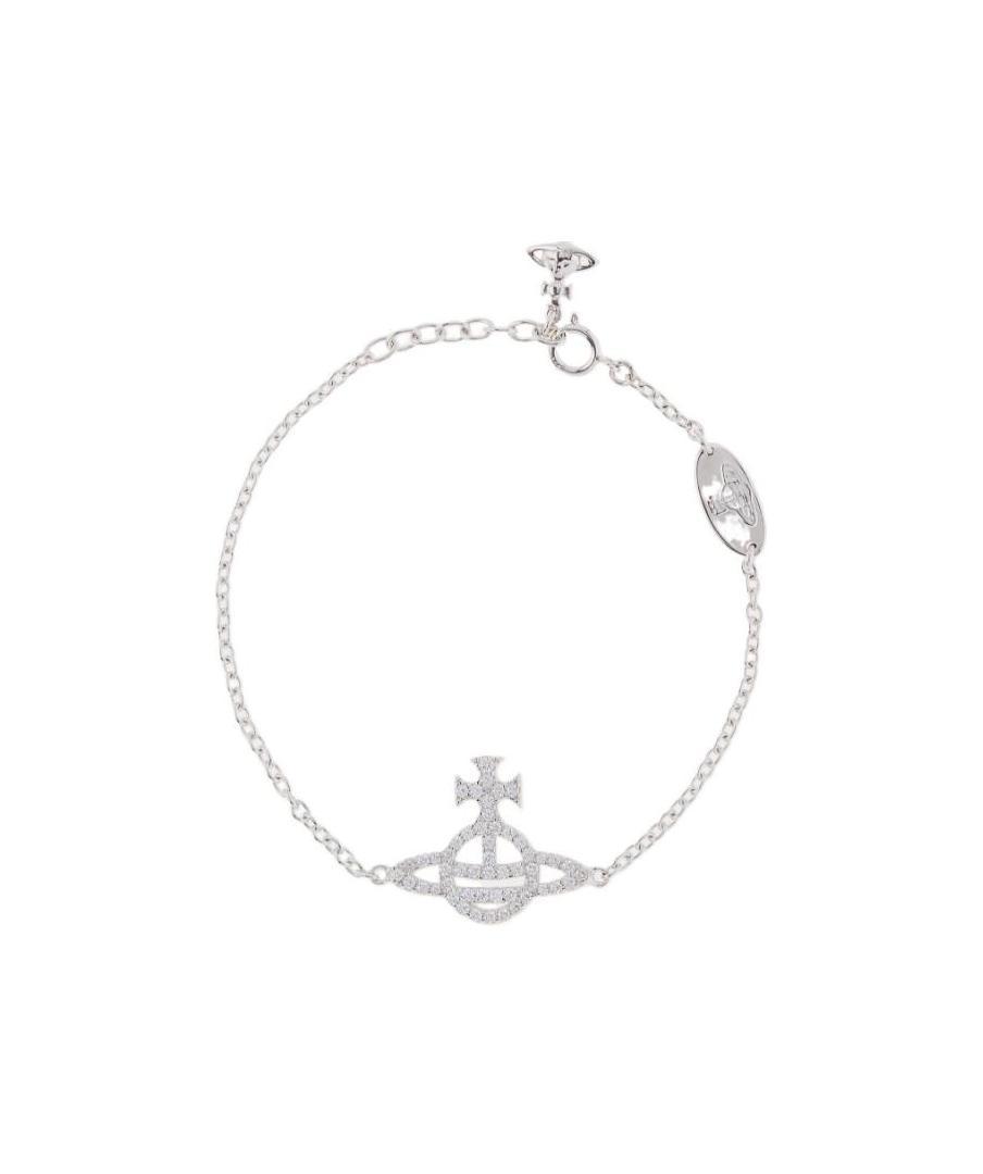 Vivienne Westwood Logo Bracelet In White