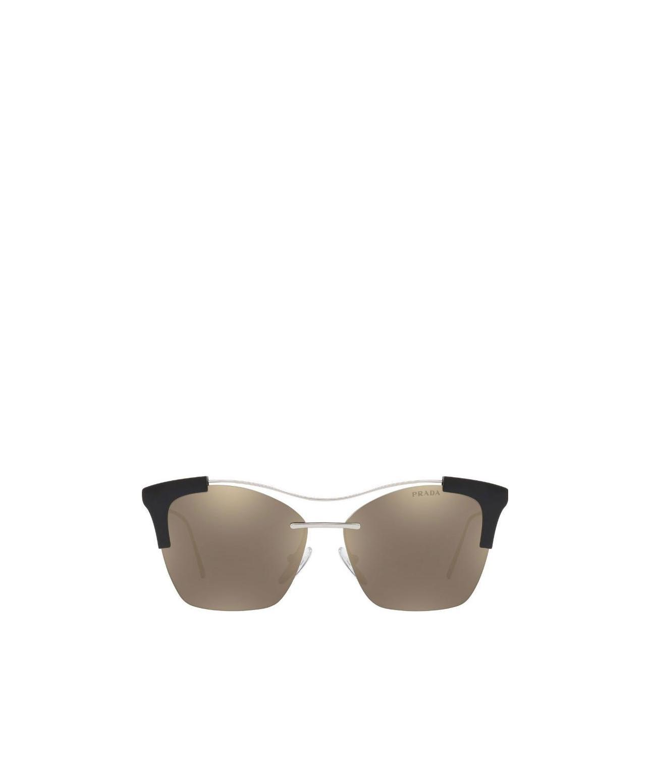 Prada Logo Sunglasses In Gray