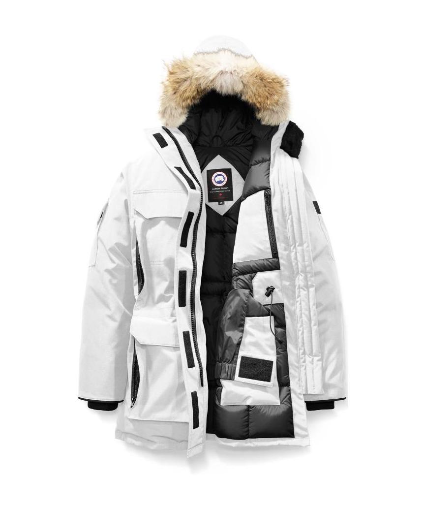 Canada Goose Expedition Parker Down Jacket In White
