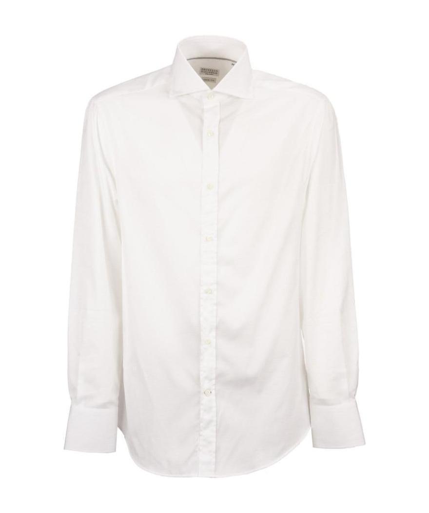BRUNELLO CUCINELLI BRUNELLO CUCINELLI CLASSIC COLLAR SHIRT