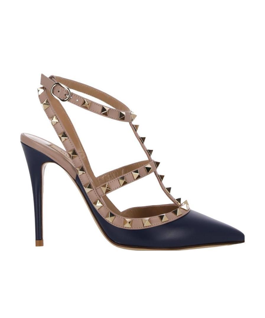 Shop Valentino Rockstud High-heeled Sandals In Brown