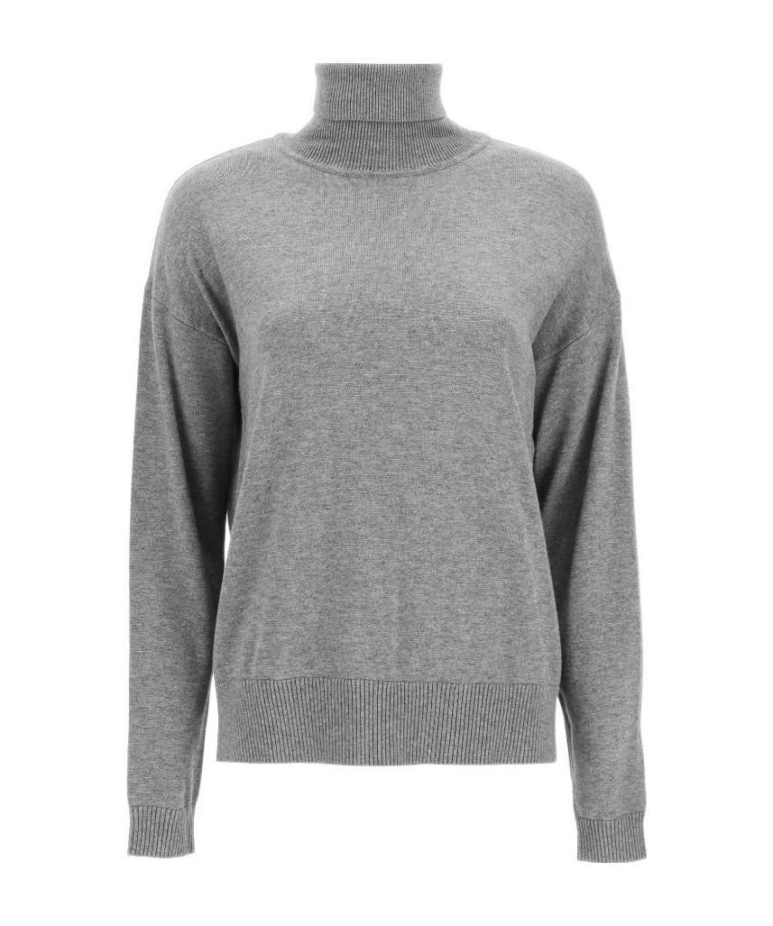 Weekend Max Mara High-necked Pullover In Gray