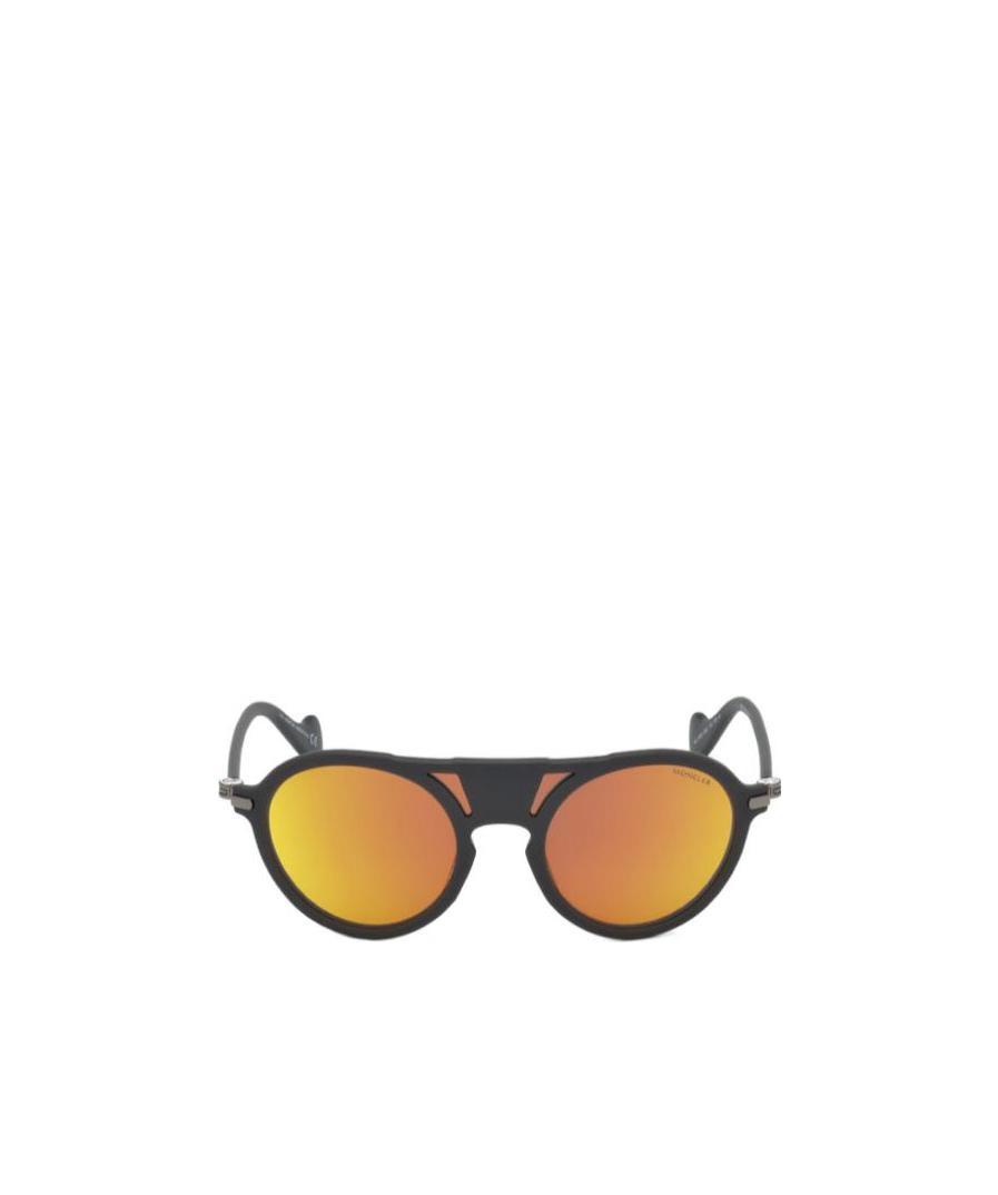 Moncler Eyewear Round Frame Sunglasses In Multicolor