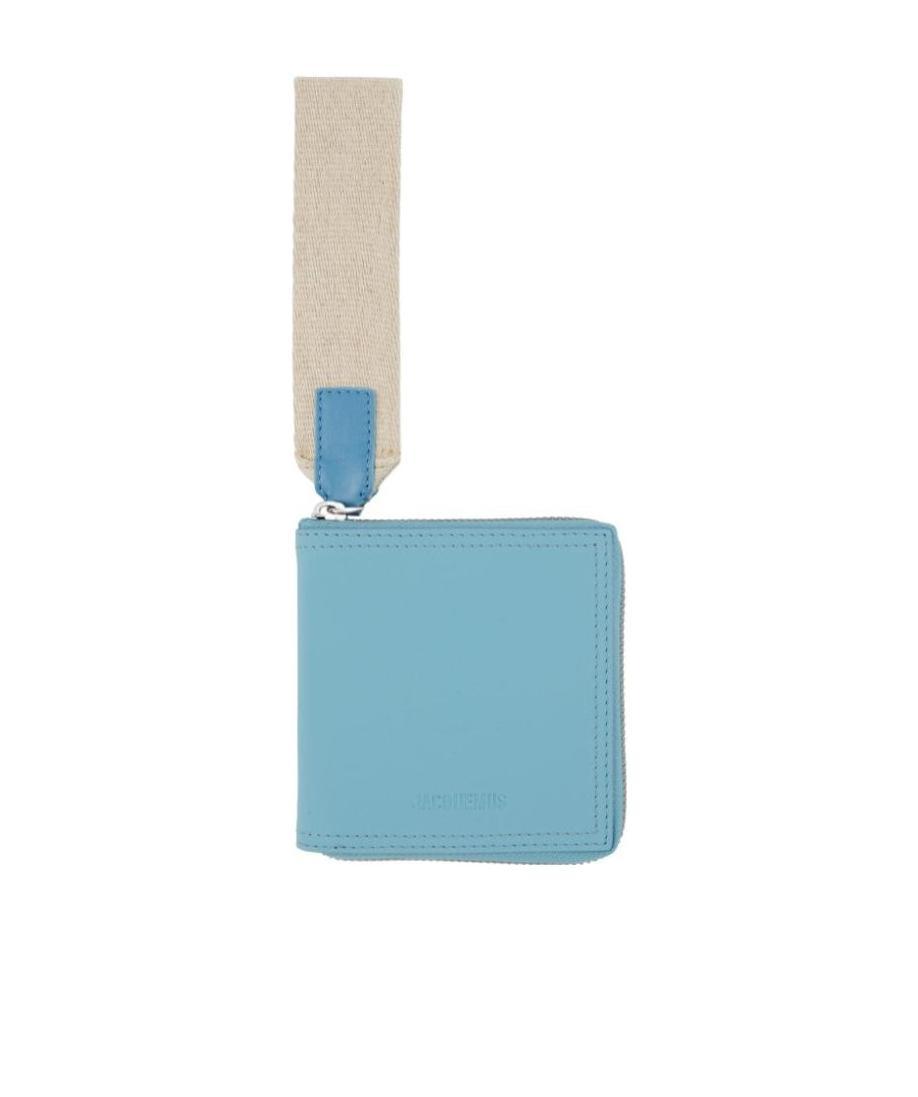Jacquemus Logo Wallet In Blue