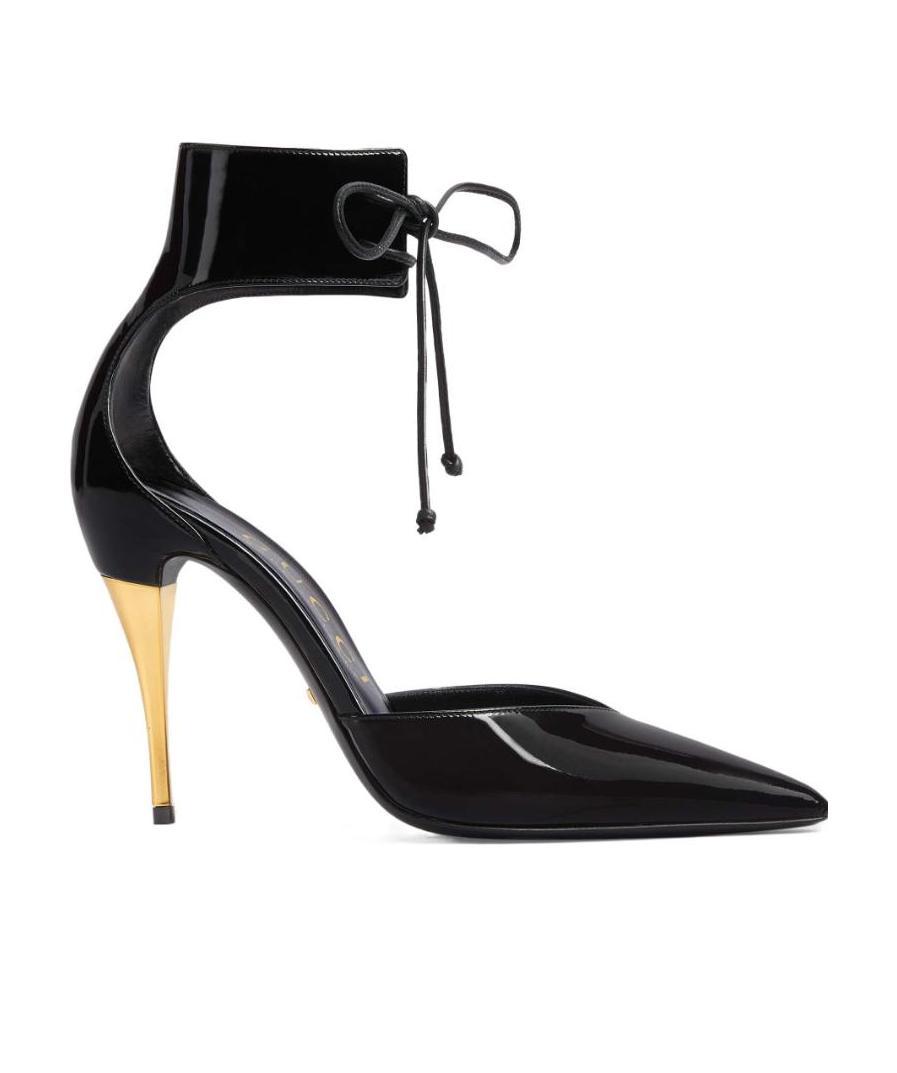 Gucci Patent-finish Pointed Pumps In Black