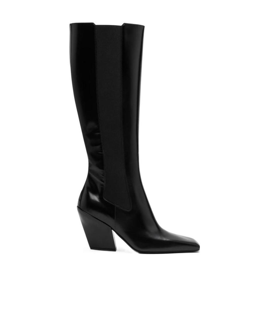 Prada Women's Leather Boots In Black
