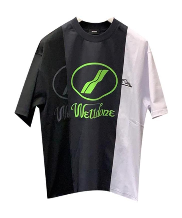 We11 Done Logo-print Cotton T-shirt In Black