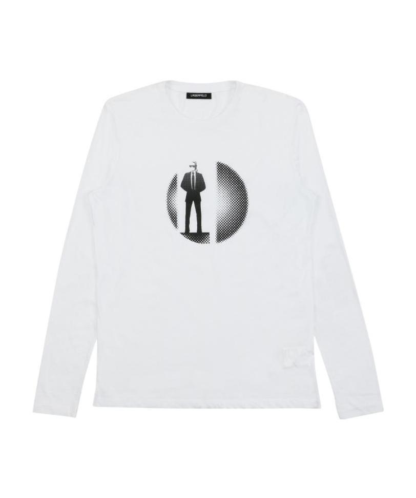 Karl Lagerfeld Printed T-shirt In White