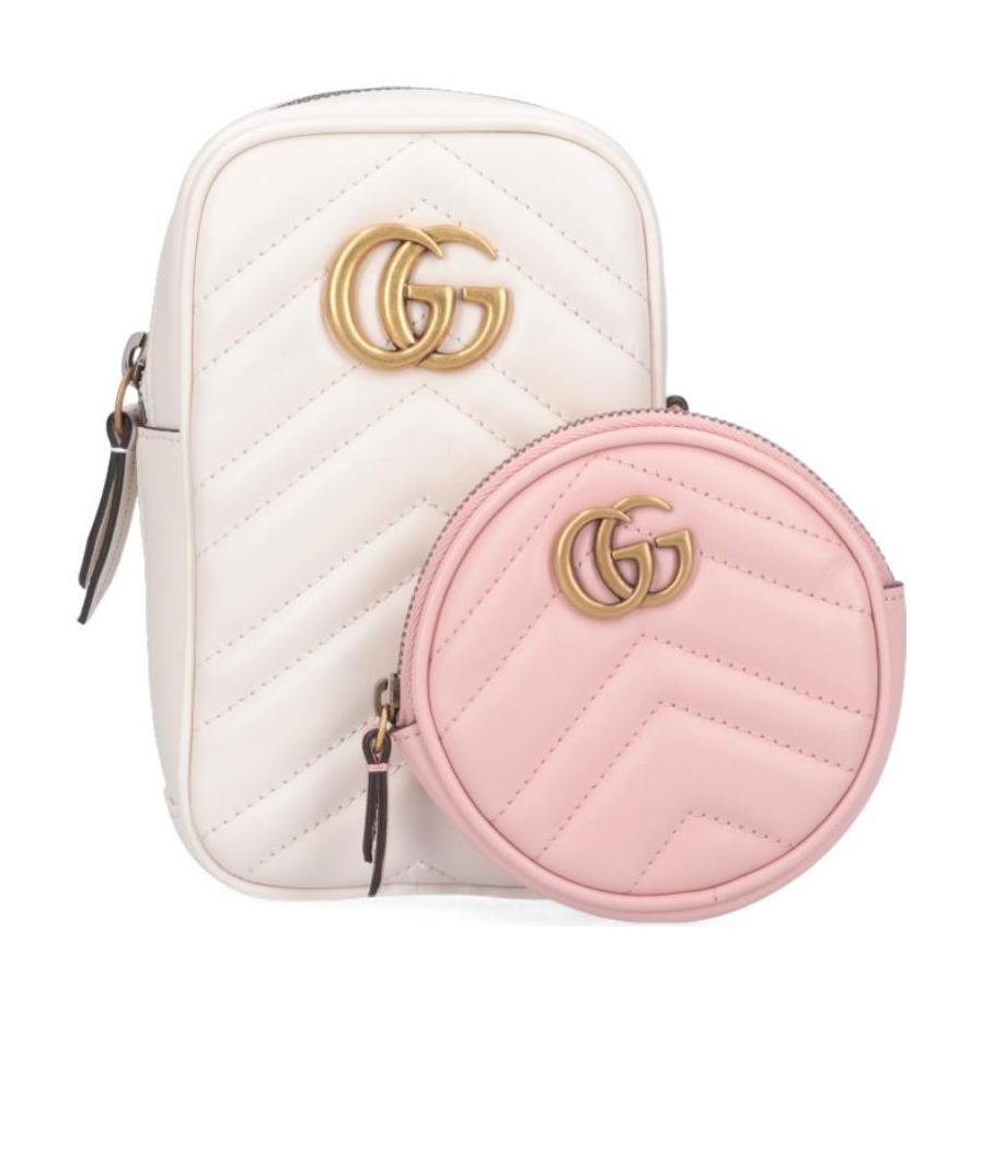 Gucci Logo Shoulder Bag In Pink