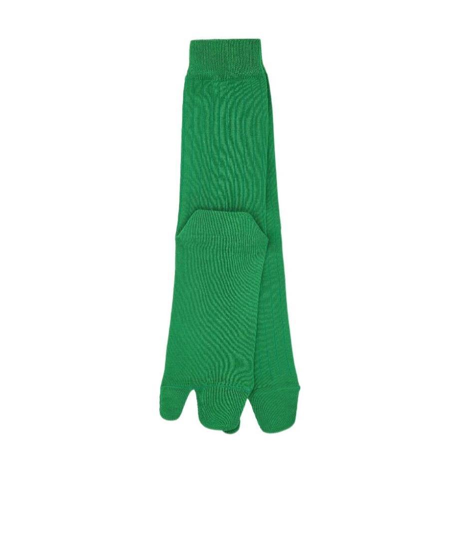 Shop Maison Margiela Tabi Socks In Green