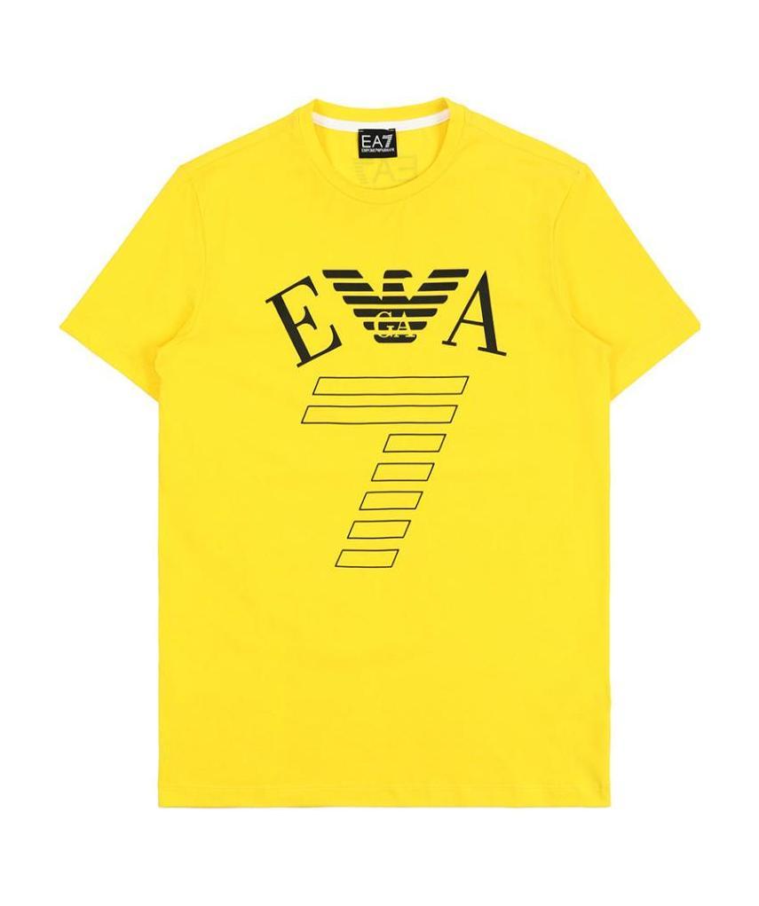 EA7 ROUND-NECKED LOGO T-SHIRT
