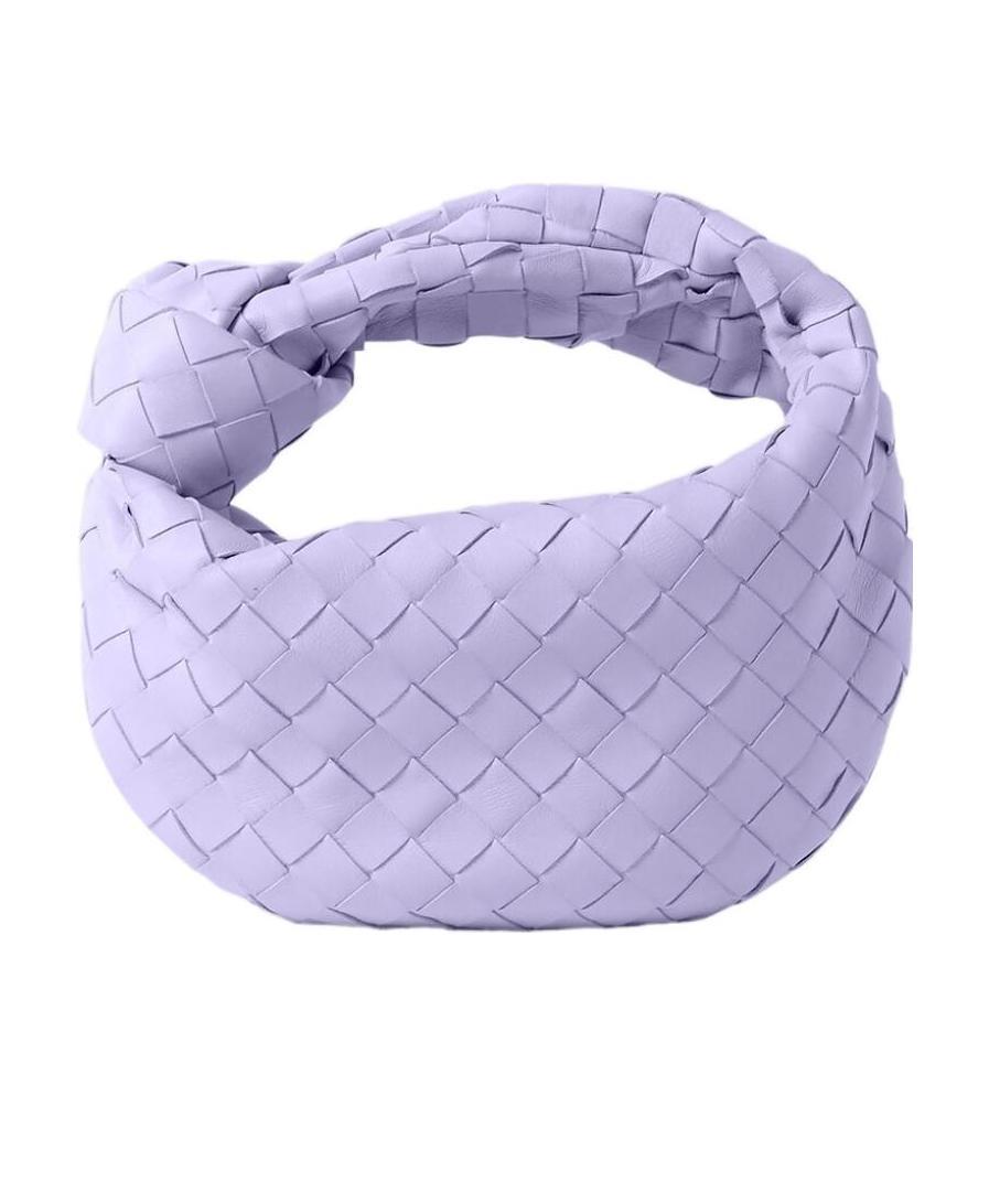 Bottega Veneta Mini Jodie Handbag In Purple