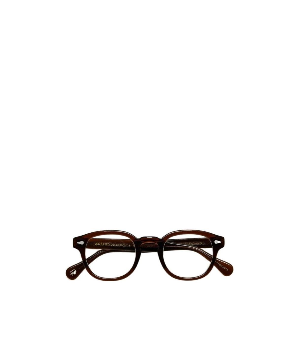 Moscot Logo Sunglasses In Brown