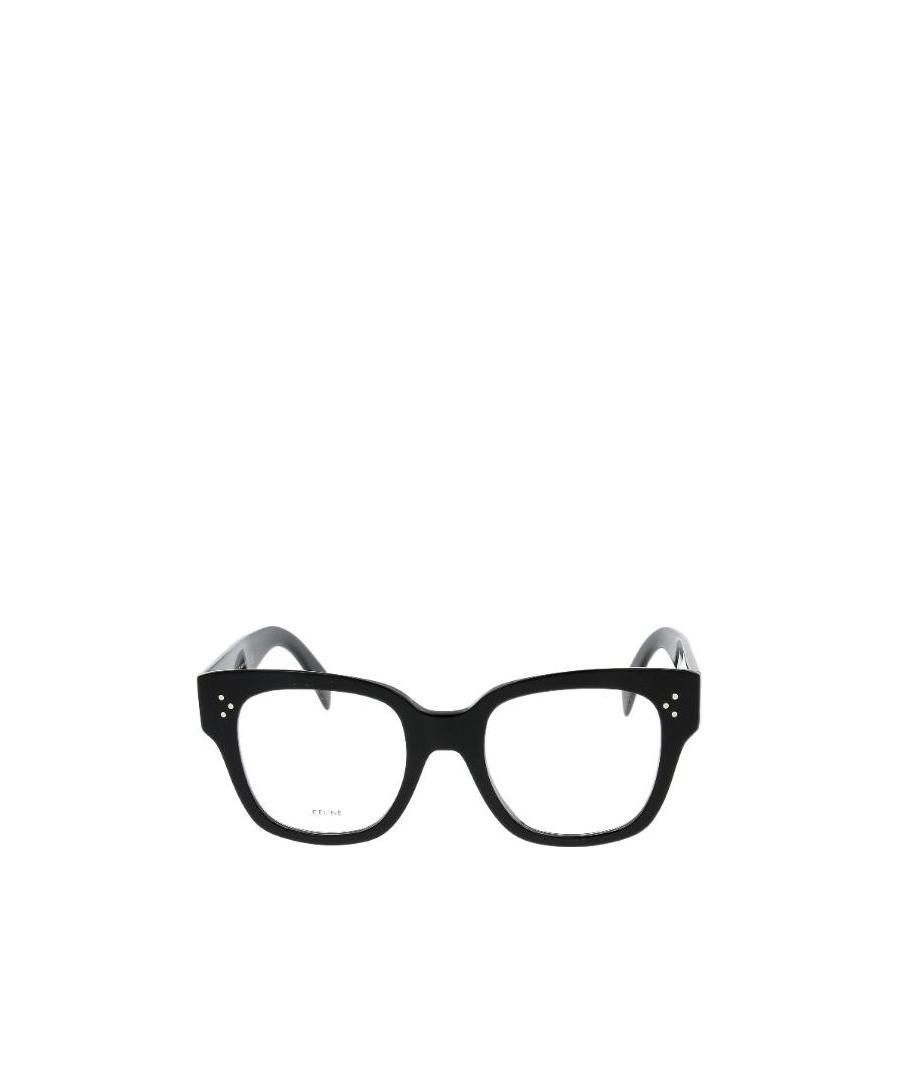 Celine Square Frame Glasses In Black