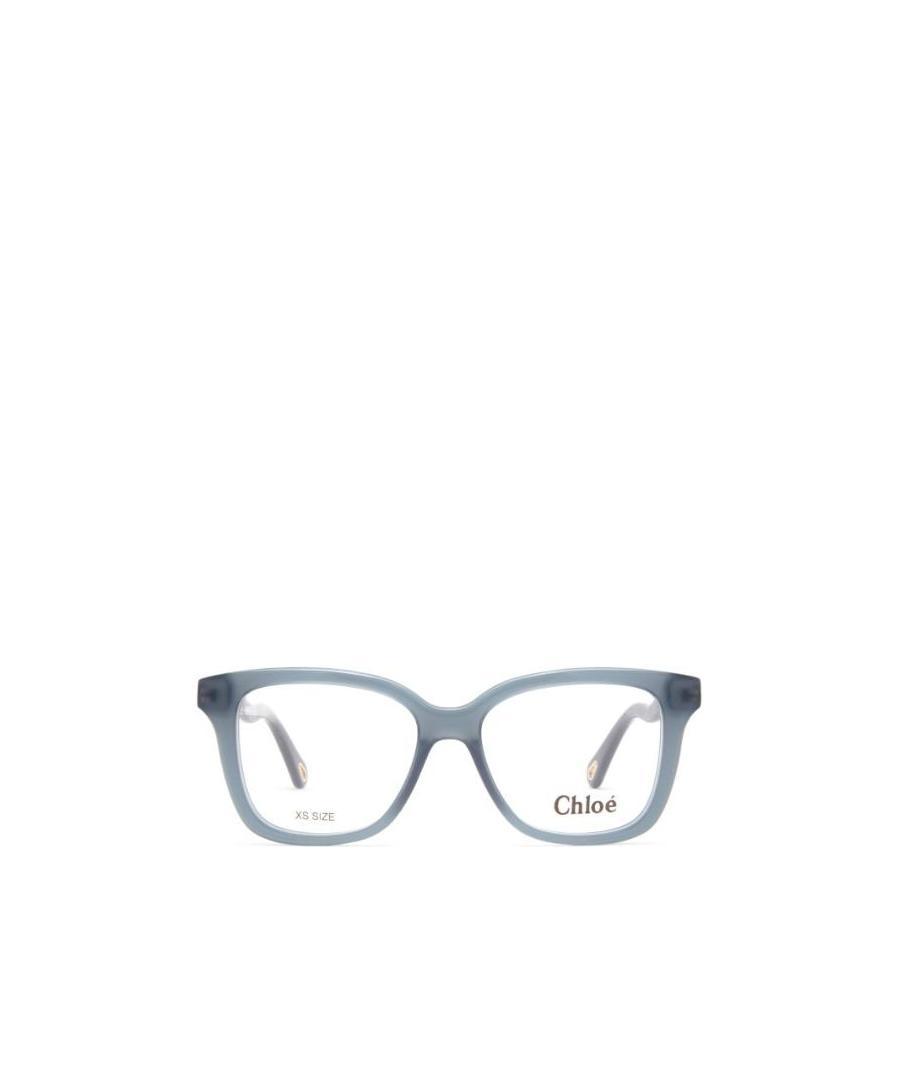 Chloé Logo-lettering Cat-eye Glasses In White